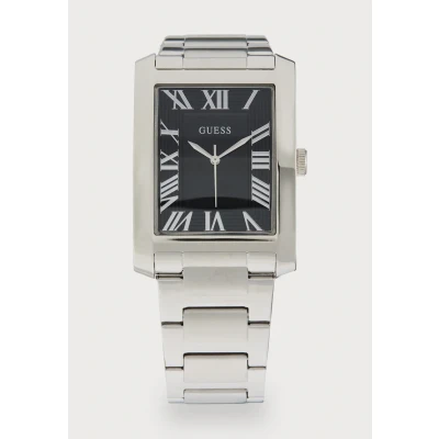 Afbeelding van Guess Clyde Horloge silvercoloured, Heren, Maat: One Size, Silver coloured