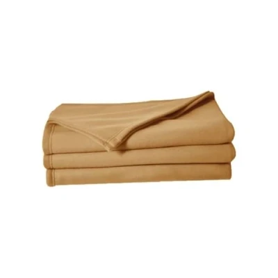 Afbeelding van POYET MOTTE POLECO Fleecedeken, polyester, 220 x 240 cm, zandkleurig