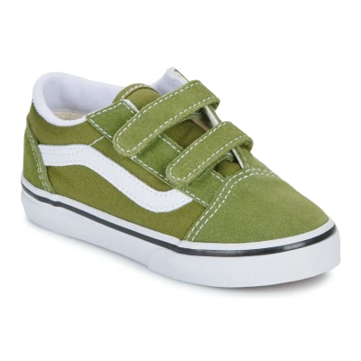 Afbeelding van Vans OLD Skool Unisex Sneakers laag voor kinderen, Maat: 21, Pesto Leer en textiel