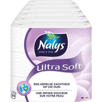 Afbeelding van 3x Nalys Ultra Soft Toiletpapier 2 laags 18 stuks