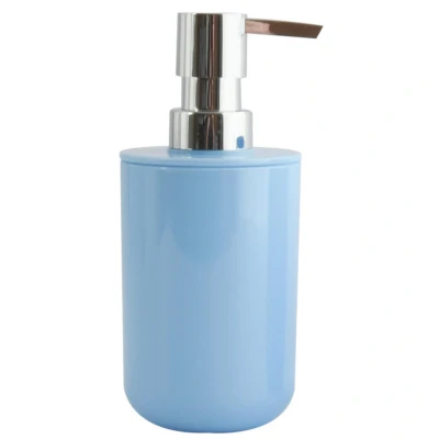 Afbeelding van MSV Zeeppompje/dispenser Porto kunststof pastel blauw 7 x 16 cm