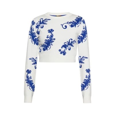 Afbeelding van ebeeza Trui blauw / wolwit