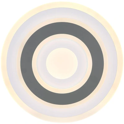 Afbeelding van Globo LED plafondlamp Sabatino, Ø 30 cm, wit/antraciet, CCT