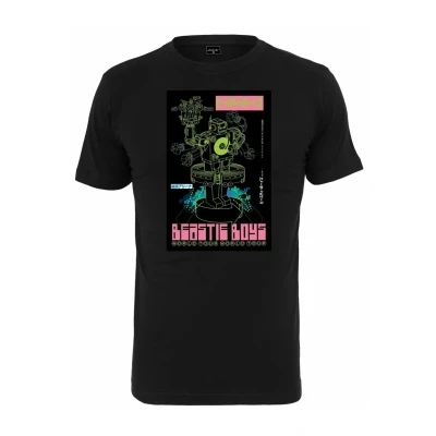 Afbeelding van Mister Tee Beastie BOYS Robot Tshirt print, Heren, Maat: XXL, Black