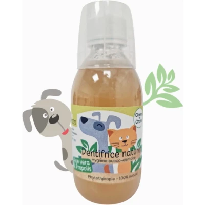 Afbeelding van KasTete Franse Natuurlijke vloeibare tandpasta voor honden en katten propolis kippen smaak 250ml