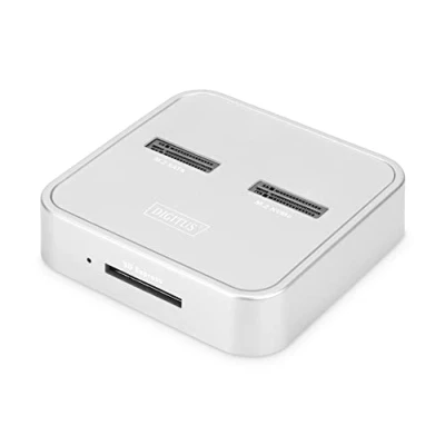 Afbeelding van Digitus DA 71546 notebook dock &amp; poortreplicator Bedraad USB 3.2 Gen 2 (3.1 2) Type C Zilver