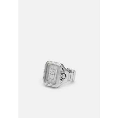 Afbeelding van Fossil Raquel Watch Ring silvercoloured, Dames, Maat: One Size, Silver coloured