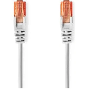 Afbeelding van CAT6 kabel RJ45 Male U/UTP 0.50 m Rond PVC Grijs Nedis