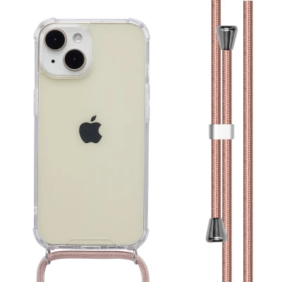 Afbeelding van Apple iPhone 15 Hoesje Kunststof imoshion Hardcase/Koordhoesje/Backcover Transparant Telefoonhoesje