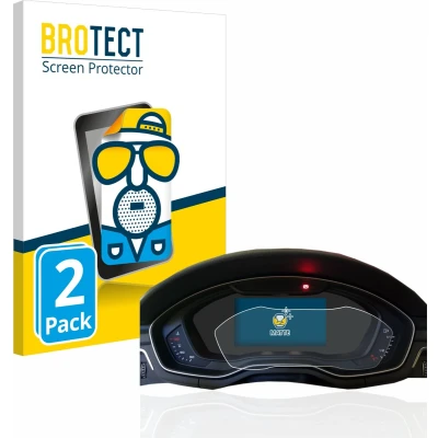 Afbeelding van BROTECT (2 Stuks) Antireflecterende Beschermfolie voor Audi A4 B9 2017 Virtual Cockpit Anti Glare Screen Protector, Mat, Ontspiegelend