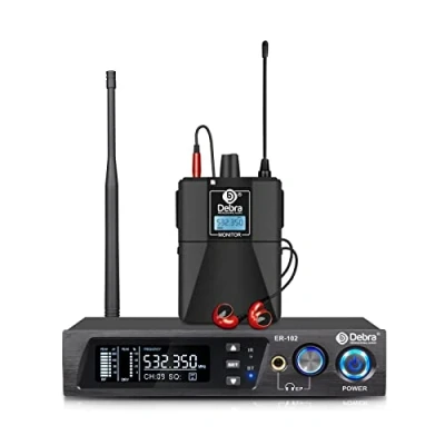 Afbeelding van D Debra Audio PRO ER 102 UHF Single Channel Draadloos Monitor Systeem (2 Bodypack Zenders)