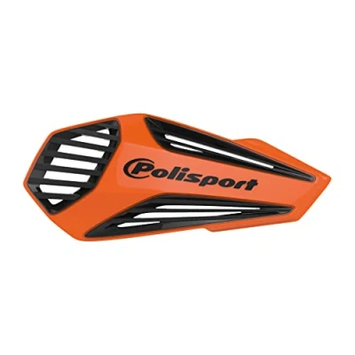 Afbeelding van POLISPORT 8308400003 Handkappen MX AIR 1 Style bevestigingspunt van kunststof inclusief montageset compatibel met alle enduro/mx/atv modellen in kleur oranje/zwart