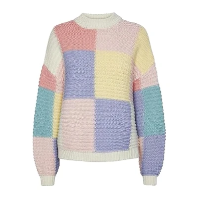 Afbeelding van Pieces Pcjamie Trui, Dames, Maat: Medium, Cloud dancer