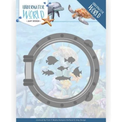 Afbeelding van Porthole Cutting Die Underwater World by Amy Design