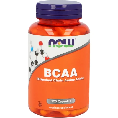 Afbeelding van NOW BCAA Capsules 120CP