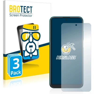 Afbeelding van BROTECT Screenprotector voor Nokia X20 Folie Beschermfolie Beschermglas transparant (3 Stuks)