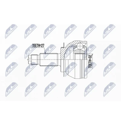 Afbeelding van Homokineet reparatie set, aandrijfas NTY NPZ SB 026