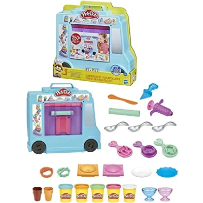 Afbeelding van Play Doh Ice Cream Truck Playset