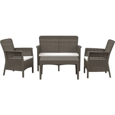 Afbeelding van Intergard Kunststof loungeset Florence (incl. kussens)