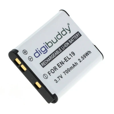 Afbeelding van digibuddy A Merk Accu Batterij Nikon EN EL19 700mAh