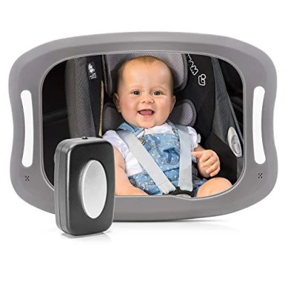 Afbeelding van REER BABYVIEW AUTOSPIEGEL MET LED VERLICHTING