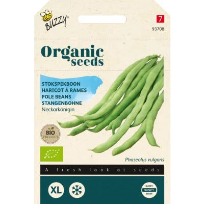 Afbeelding van Stokspekboon Neckarkönigin 50g Buzzy Organic (BIO)