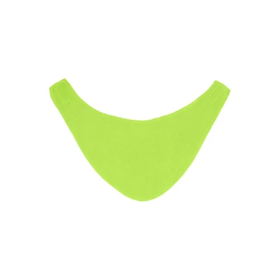 Afbeelding van Playshoes Unisex fleece driehoekige sjaal halsdoek, groen, één maat
