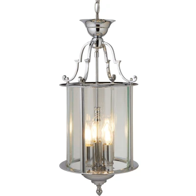 Afbeelding van Searchlight Chrome lantaarn Lanterns Ø 25cm 3003 10CC