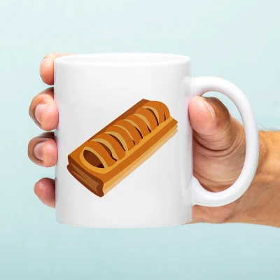 Afbeelding van Fastfood Mok Frikandelbroodje van Ditverzinjeniet