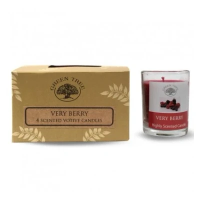 Afbeelding van Green Tree Geurkaars Votives Verry Berry, 55 gram