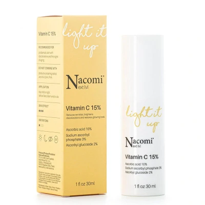 Afbeelding van Nacomi Light It Up Vitamine C Serum 15% 30ml.