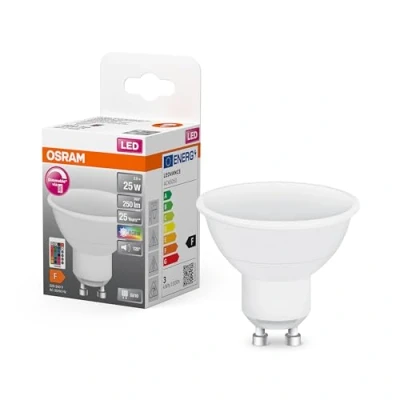 Afbeelding van OSRAM 4058075445970 LED lamp Energielabel F (A G) GU10 Reflector 2.9 W = 25 Warmwit (Ø x l) 50 mm 56 1 stuk(s)