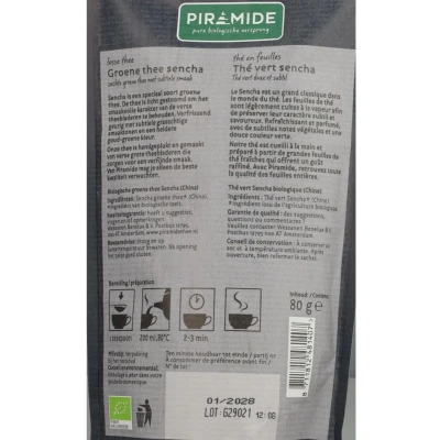 Afbeelding van Piramide Groene Thee Sencha Los 80g