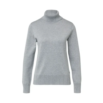 Afbeelding van s.Oliver Black Label Slimfitpullover MIT Ajourdetails Trui, Dames, Maat: 34, Grau meliert