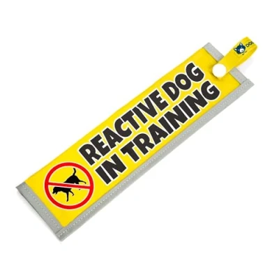 Afbeelding van dogkit reactieve hond in trainingsmouw voor nerveuze honden, reflecterend, waterdicht, dubbelzijdige instapper de hondenriem (geen hondenteken, 1)