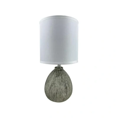 Afbeelding van Bureaulamp Versa Lua 25 W Grijs Keramisch 11 x 28 cm