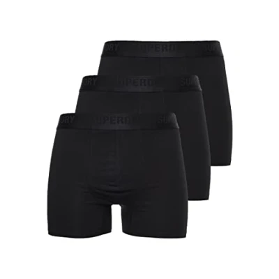 Afbeelding van Superdry Heren MultiTriple Pack Boxer Shorts, zwart, M