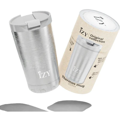 Afbeelding van Thermosmok IZY Zilver 350 ml