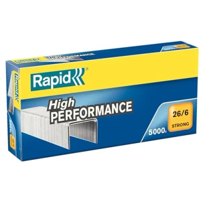Afbeelding van Rapid 24862000 nietjes (26/6 mm sterk verzinkt) 5000 stuks