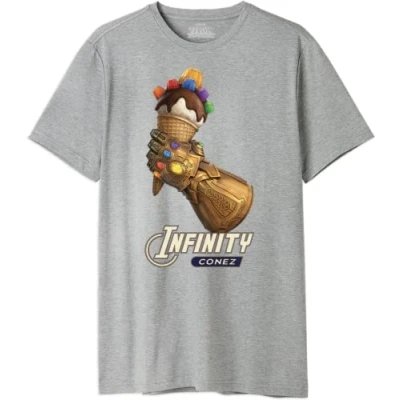 Afbeelding van Marvel METLATMTS009 T shirt, Grijs melange, S, S
