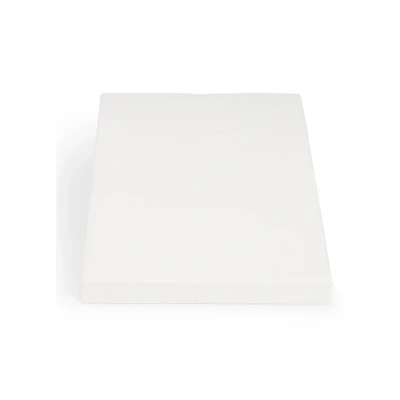 Afbeelding van Satijnen Hoeslaken Yumeko Warm White 90 x 200 cm
