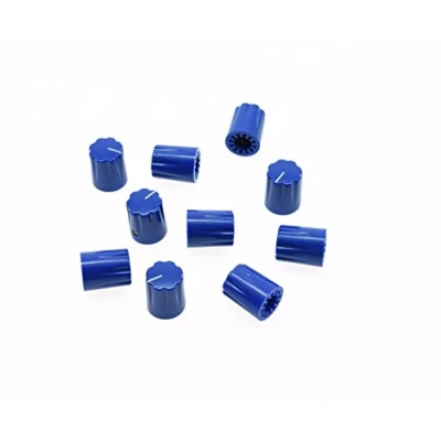 Afbeelding van Dopro Gitaar Scalloped Edge Versterker Knoppen Cylinder Effect Pedaal Blauw