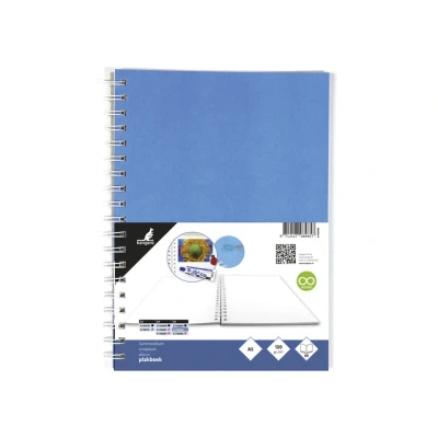 Afbeelding van Plakboek Kangaro A5+ 120 grams 40 vel voorkant blauw 25x18cm papier(25x19cm met spiraal)