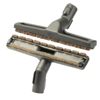 Afbeelding van Mondstuk voor harde vloeren Miele S8 S 8000 (S8330 / S8340 S8390 ..) parketborstel met natuurlijke haren, klik en parkeerinrichting van Microsafe®