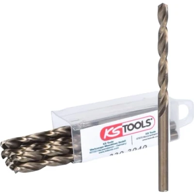 Afbeelding van KS Tools 330.3040 HSS G Co 5 Spiraalboren, 4mm, 10 per pak
