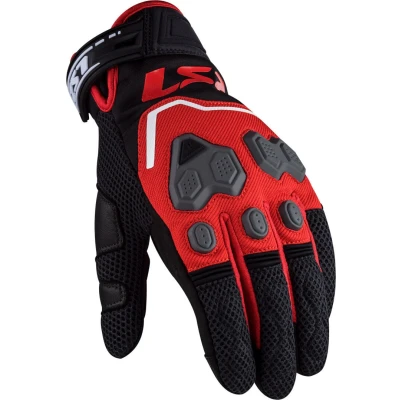 Afbeelding van LS2 handschoenen Vega zwart / rood maat M motor scooter