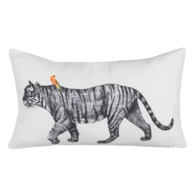 Afbeelding van Kussen Polyester Tijger 50 x 30 cm