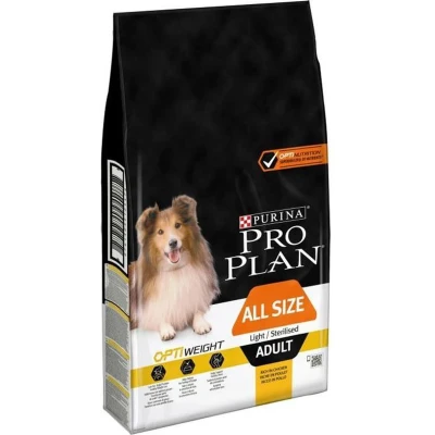 Afbeelding van 7kg All Size Adult Light/Sterilised Optiweight Kip &amp; Rijst Pro Plan Hondenvoer