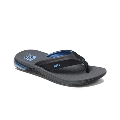 Afbeelding van Reef Heren Anker Flip Flop, Grijs Blauw, 40 EU