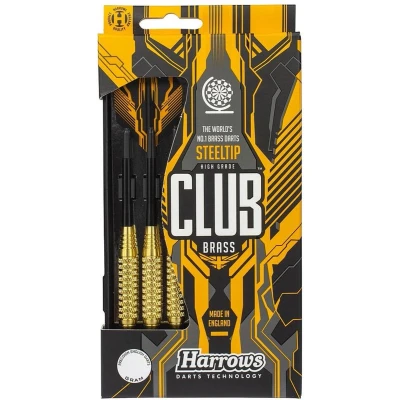 Afbeelding van Harrows Darts Club Brass Dartpijlen 25 Gram Kleurloos Dartartikelen